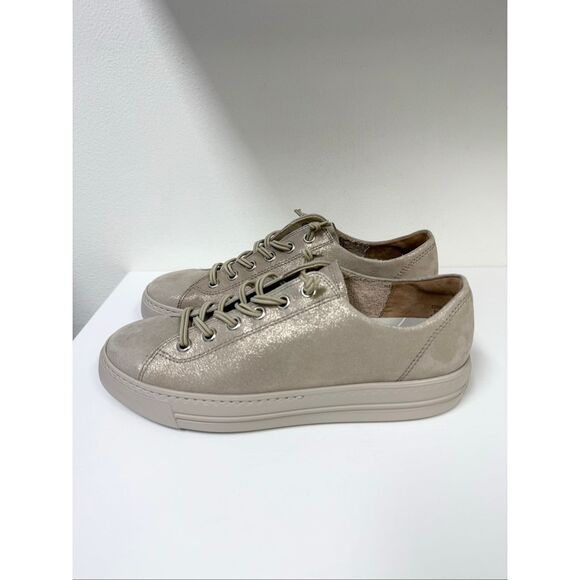 Paul Green Hadley Slip On Sneaker Cachemire Metallic Suede UK 7 1/2 US 10 Men's - Picture 1 of 7
